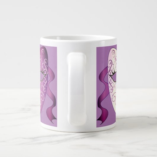 劇場呼び出しパープルマスクジャンボマグ20オズ ジャンボコーヒーマグカップ (裏面)