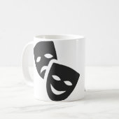 劇場問題のマグ コーヒーマグカップ (正面左)