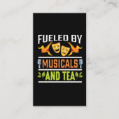 劇場好きのミュージカル愛好家とお茶飲み 名刺 (正面)