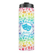 劇場好きのレインボーアイコン タンブラー (正面)