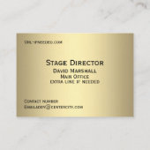 劇場横 名刺 (裏面)