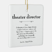 劇場演出家の定義ありがとう セラミックオーナメント (右)