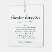 劇場演出家の定義ありがとう セラミックオーナメント (左)