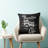 劇場生活喜劇と悲劇マスク クッション (椅子)