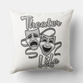 劇場生活喜劇と悲劇マスク クッション (裏面)