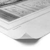 劇場用の箱で、ジュリアンが彫った ポスター (角)