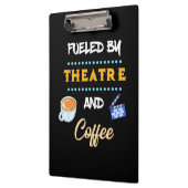 劇場用コーヒーで煽られる俳優 クリップボード (左)