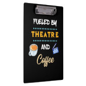 劇場用コーヒーで煽られる俳優 クリップボード (右)