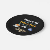 劇場用コーヒーで煽られる俳優 ペーパープレート (アングル)