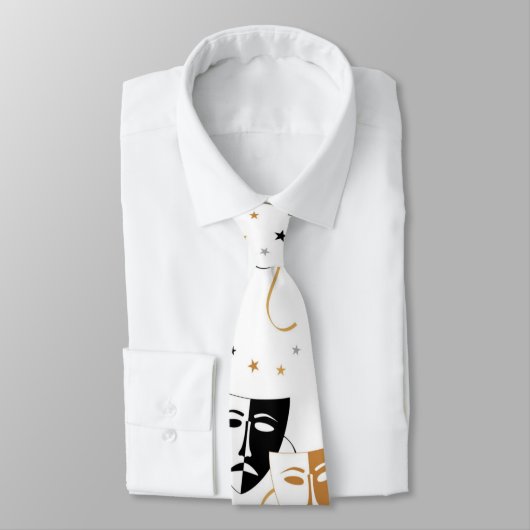 劇場用マスクシアターパーソナライズされたテーマ ネクタイ (タイ)