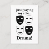 劇場用マスクステージ演出家パフォーミングアーツ 名刺 (正面)