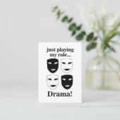 劇場用マスクステージ演出家パフォーミングアーツ 名刺 (スタンド正面)