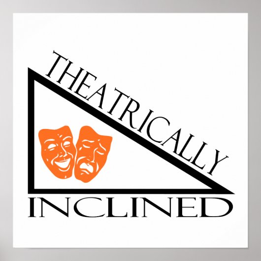 劇場的に傾いている ポスター (正面)