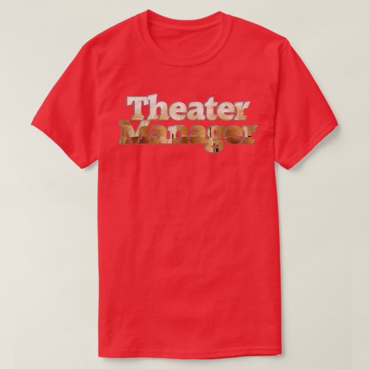 劇場管理者 Tシャツ (デザイン正面)