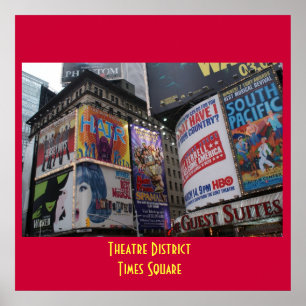 劇場街 – Times Squareポスター ポスター