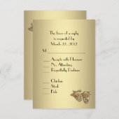 劇場風結婚式招待状 招待状 (正面/裏面)