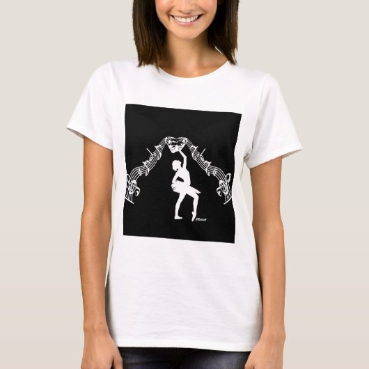 劇場、ダンス、及び音楽 Tシャツ (正面)