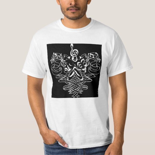 劇場、ダンス、及び音楽 Tシャツ (正面)