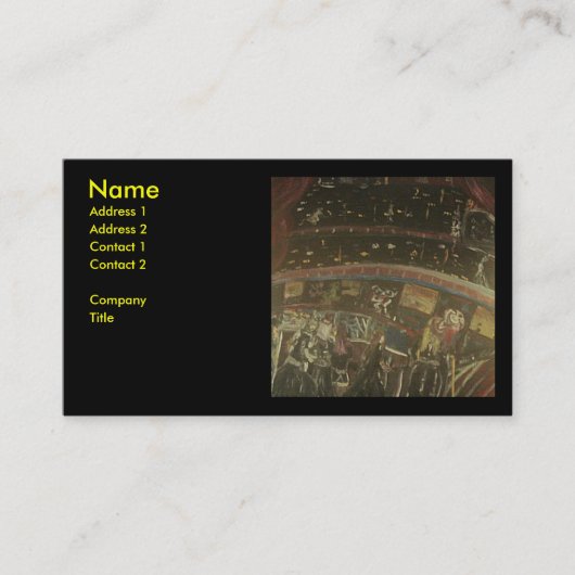 劇場 名刺 (正面)