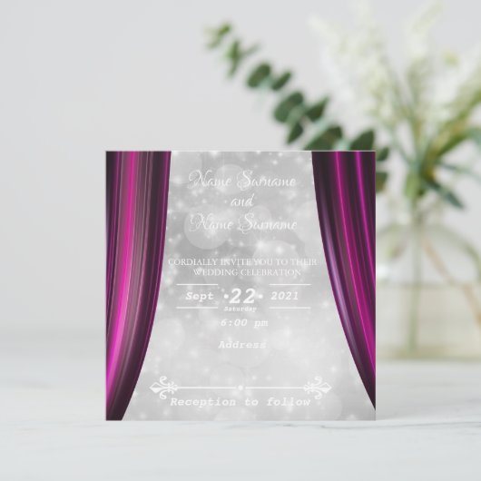 劇場 招待状 (スタンド正面)