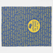 劇場: 私の言語を話して下さい フリースブランケット (正面(横))