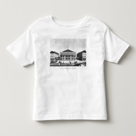 劇場de l'Odeon、c.1830 トドラーTシャツ (正面)