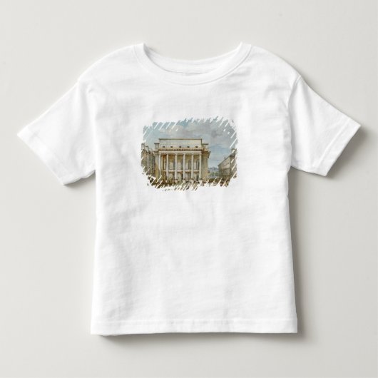 劇場Italienの正面の眺め トドラーTシャツ (正面)