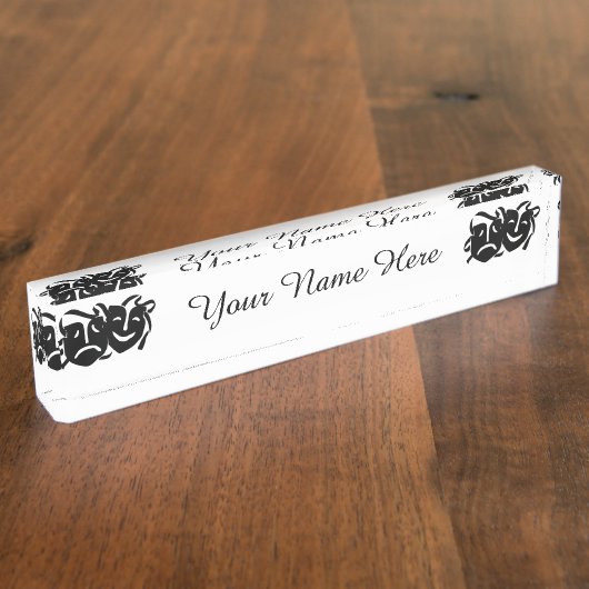 劇場Macrabe デスクネームプレート (側面)