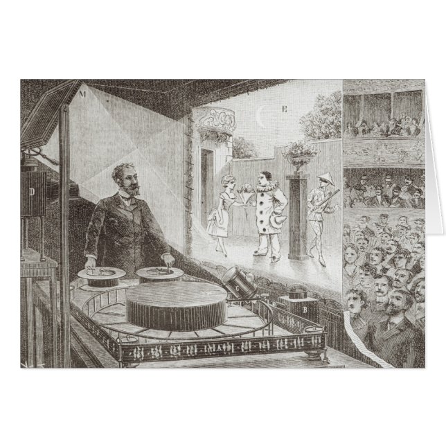 「劇場Optique」および発明家 (正面横)