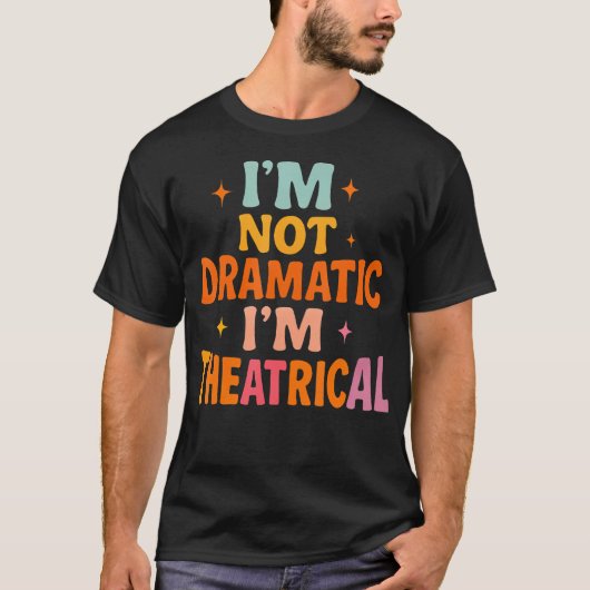 劇的というより演劇的 Tシャツ (正面)