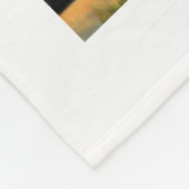 劇的なアフリカのライオンのポートレートのフリースブランケット フリースブランケット (角)