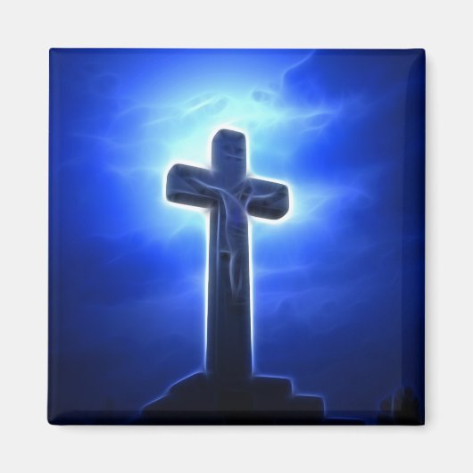 劇的なイエスの十字架刑 マグネット (正面)