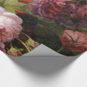 劇的なオランダの混合された花のファインアート ラッピングペーパー (角)