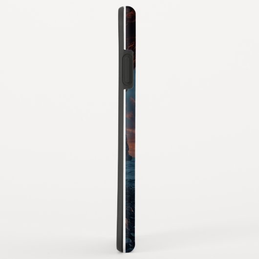 劇的なシースケープフォンカバー – 洞窟サンセットビュー Case-Mate iPhoneケース (裏面/右)