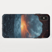 劇的なシースケープフォンカバー – 洞窟サンセットビュー Case-Mate iPhoneケース (裏面(横))