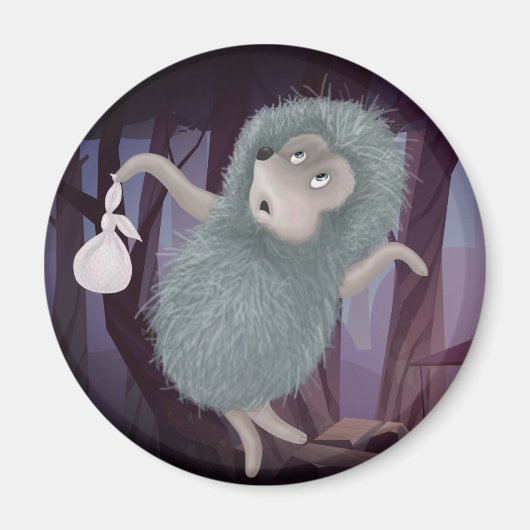 劇的なハリネズミ マグネット (正面)