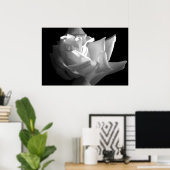 劇的なバラプリント ポスター (ホームオフィス)