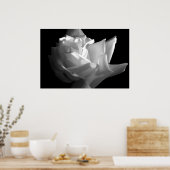 劇的なバラプリント ポスター (キッチン)