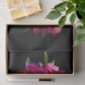 劇的なピンクと紫の牡丹 薄葉紙 (ギフト)