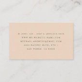 劇的なフローラ絵画オランダの地磁気 名刺 (裏面)