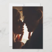 劇的なムーディフローラ結婚写真 招待状 (裏面)