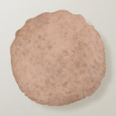 劇的なヴィンテージ日本の菊フローラ ラウンドクッション (裏面)