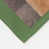 劇的な休息のトラのフリースブランケット フリースブランケット (角)