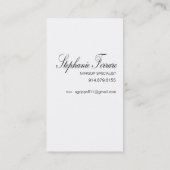 劇的な唇のメーキャップアーティスト|のcerise 名刺 (裏面)