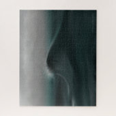 劇的な季節強力なティール(緑がかった色)波 ジグソーパズル (縦)