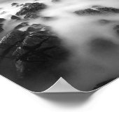 劇的な岩場 ポスター (角)