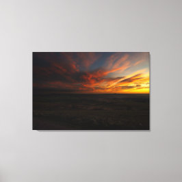 劇的な日の出 キャンバスプリント