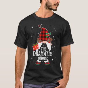 劇的な格言バッファロープレイドマッチングファミリークリス Tシャツ