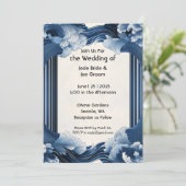 劇的な海波結婚式招待状 招待状 (スタンド正面)