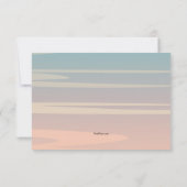 劇的な空の死別のサンキューカード サンキューカード (裏面)